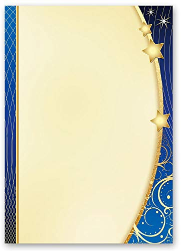20 Sheets Motif Letter Paper! Christmas X-MAS DIN A4 - Paper-Media