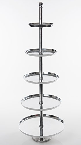 Fair-Shopping ETAGERE Dekoständer TORTENSTÄNDER XXL A000 ALUMINIUM 170 cm