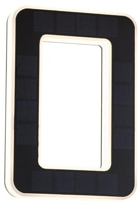 Paulmann 79851 LED Solar Hausnummer 10 IP44 Warmweiß Akku wechselbar incl. 1x0,2 Watt Solarleuchte Schwarz Solarlampe Kunststoff Solarlicht 3000 K