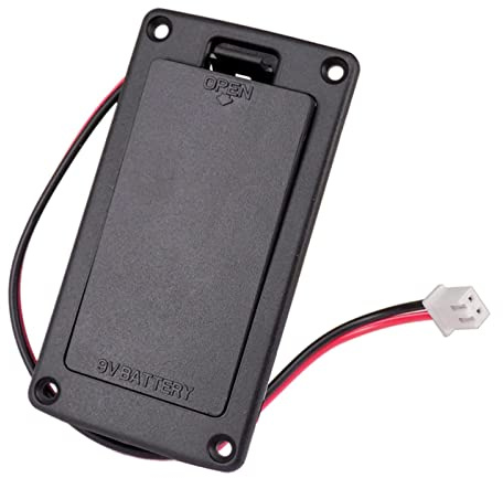 Colcolo Guitare & Basse 9v Porte-batterie/boîtier/boîtier Couvercle de Compartiment Av