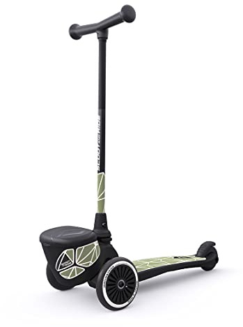 Scoot & Ride Roller Highwaykick 2 Lifestyle mit der Farbbezeichnung: Green Lines, Material: Kunststoff, hält max. 50kg, Lenkerhöhe 70 cm, 96525