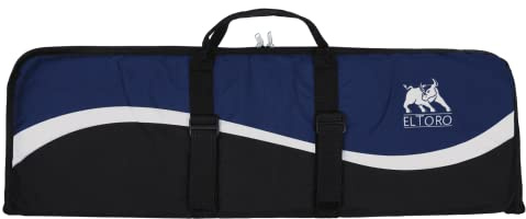 elToro Wave - Bogentasche, aus robustem wasserabweisenden Cordura, für Recurvebögen (Marineblau)