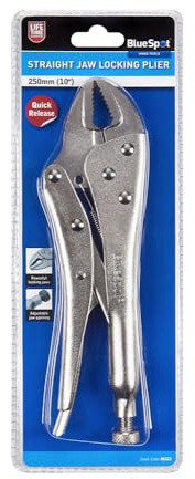Blue Spot Tools 250 mm (10 Zoll) gerade Backen-Verriegelungszange