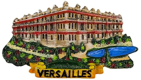 Kühlschrankmagnet, Motiv: Palast von Versailles, Paris, Frankreich, 3D, Reise-Souvenir, Kühlschrankdekoration, Magnetaufkleber, Bastel-Kollektion