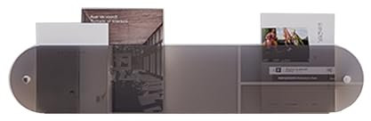 An der Wand montierter Dokumentenhalter, Literaturhalter, Wanddisplay, schwebende Bücherregale, Wandmontage, Zimmer-Bücherregale, Wanddekoration, hängender Zeitschriftenhalter for Wartezimmer, Wohnzim