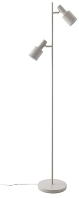 Lindby Stehlampe Ovelia (Modern) in Creme aus Metall (2 flammig, E27) - Stehleuchte Standleuchte Floor Lamp Wohnzimmerlampe Wohnzimmerleuchte