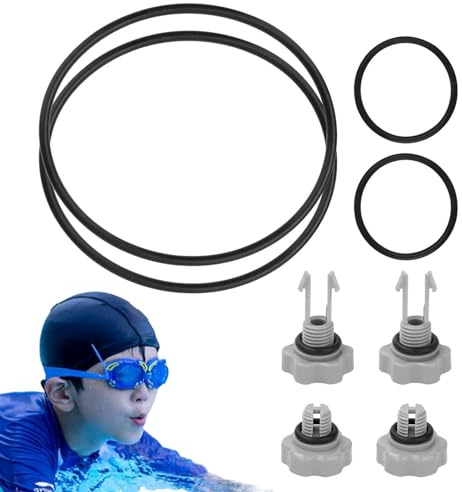 Kit de sellos de repuesto de la bomba de filtro, Piezas de sellos del filtro de la bomba de la piscina | Piezas de la bomba de la piscina - Piezas de repuesto para bomba de piscina Junta tórica para