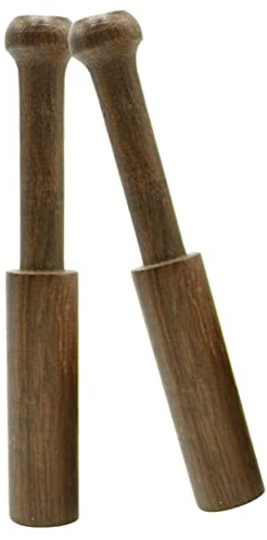 Vaguelly Tibetische Klangschalen Schlägel Holzstab Klein Glatt Poliert Leichter Klopfstock für Meditation und Entspannung