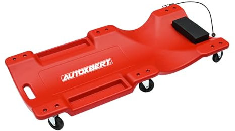 AUTOXBERT 40 Zoll Kfz Rollbrett Montageliege Werkstattrollbrett Werkstattliege Montagerollbrett Rollliege, Werkstattliege