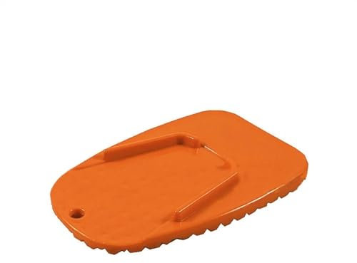 Seitenständer Platte 1pc Schwarz Universal Motorrad Kunststoff Seite Stehen Moto Bike Ständer Nicht-Slip Platte Seite Erweiterung Unterstützung Fuß Pad Basis