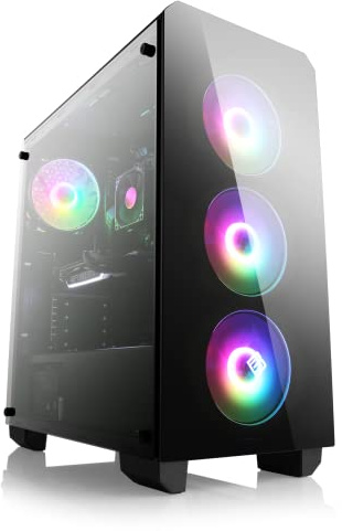 Gaming PC mit Windows 11 Home | AMD Ryzen 5 5500 6x3.6GHz | RTX 5060 | 1000GB M.2 NVMe | 16GB DDR4 RAM | WLAN | Computer für Zocker, Gamer Desktop Rechner zum Spielen | A12412