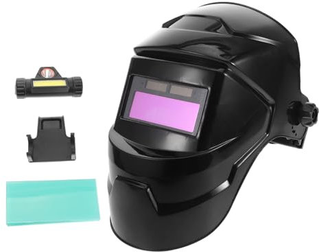 Tofficu 1 Set Casco da Saldatura con Oscuramento Protettiva per Saldatura e Lavori Include Frontale e Protezione Accessorio Indispensabile per Saldatori Professionisti Te