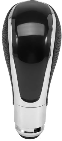 MangWany Schaltknauf für Automatik getriebe passend für Insignia 2008–2017, Astra J 2009–2015 Meriva B Zafira C Chrom Leder Schaltknauf aus glattem Kunststoff