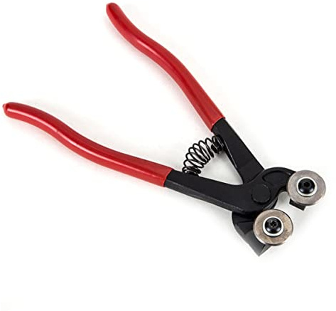 FUTUREORYY Pinze Tagliapiastrelle in Acciaio Inossidabile con Impugnatura Antiscivolo Taglierina Manuale e Piastrelle Design Ergonomico e Testa Rotonda per Progetti da Te e