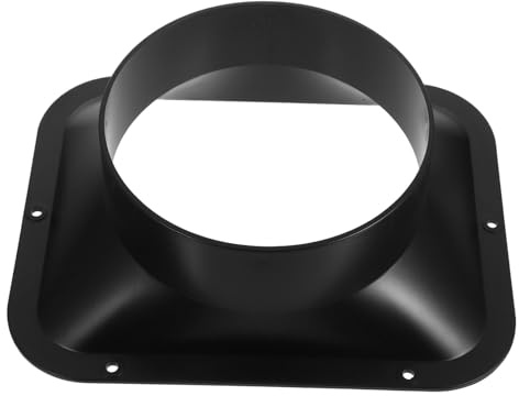 Flangia Raccordo Condotto Rettangolare Abs Nero per Sistemi Aria | Collegamento Facile, Installazioni Industriali, Adattatore per Tubo Aria e Ventilazione
