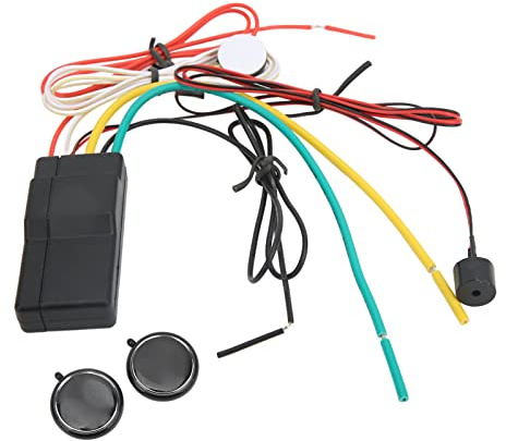 Cocoarm Antidémarrage de Voiture 2,4 GHz, Dispositif Anti-détournement de Verrouillage de Moteur sans Fil avec Alarme Sonore et Alerte Basse Tension, pour Véhicule 12 V