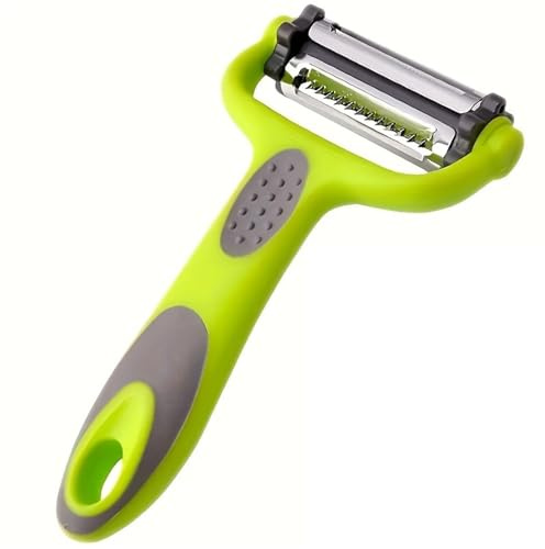 Pelador rotatorio 3 en 1 for frutas y verduras, rallador de col, cortador de ensaladas, zanahorias y patatas, rallador multifunción de cocina, pelador de juliana