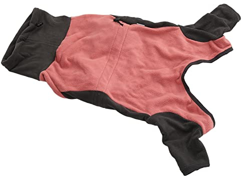 Fauitay hundrock, hundjacka med hög krage och 4-benig design, köldtålig polyester vinterkläder för små, medelstora och stora hundar (XL)
