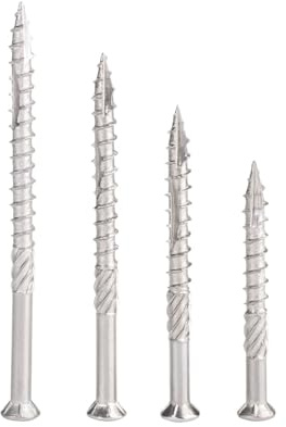Kit De Vis Autotaraudeuses À Tête Plate T25 Torx Drive, Assortiment De Vis for Terrasse En Bois for Projets En Bois Et En Extérieur(80mm 5X80(30PCS))