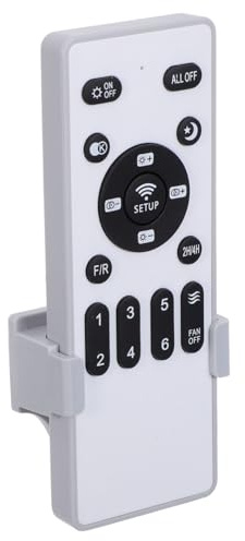 Cabilock Telecomando per Ventilatore Soffitto 433 MHz, Controllo | Ricevitore 433 MHz, Segnale Rapido e Comando Luce, senza Batteria, per Uffici e Camere da Letto
