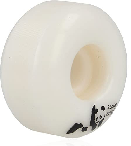 Enjoi Skateboards Whitey Panda White/Black Skateboard Wheels - 53mm 99a (Set of 4) by