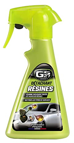 GS27 - Détachant Résines Voiture - Produit Nettoyant Voiture pour Carrosseries et Surfaces Extérieures