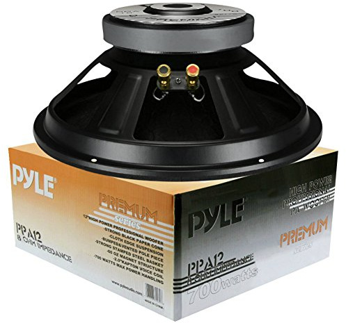 Pyle 1 WOOFER PPA12 PPA 12 altoparlante diffusore 30,00 cm 300 mm 12 350 watt rms 700 watt max impedenza 8 ohm casa feste disco party, 1 pezzo