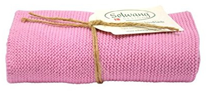 Solwang Handtuch H17 gestrickt in Rosa hell