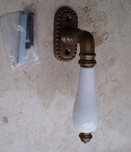 Graf von Gerlitzen Antik Messing Fenster Griff Griffe Fenstergriff Fensterolive F26AW