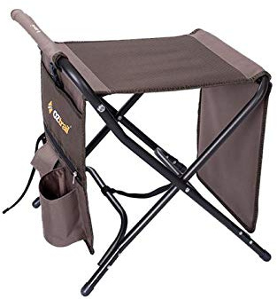 Oztrail Travel Mate - Tisch, Hocker und Fußstütze FCE-RVSM-D 3,2Kg. 64x41x52cm Belastung bis zu 100kg.Stabiler 19mm Stahlrahmen. Perfekter Begleiter zu jedem Campingstuhl.