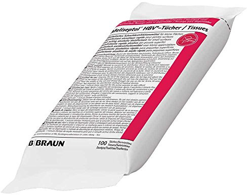 B.Braun Desinfektionstücher Meliseptol® HBV Tücher Nachfüllpack 100 Tücher