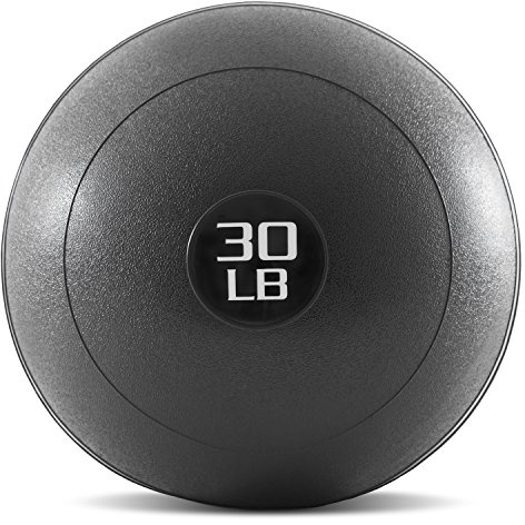 ProsourceFit Slam Medicine Balls 5, 10, 15, 20, 25, 30, 50lbs Smooth and Tread Textured Grip Dead Weight Balls for Strength and Conditioning Exercises, Cardio and Core Workouts