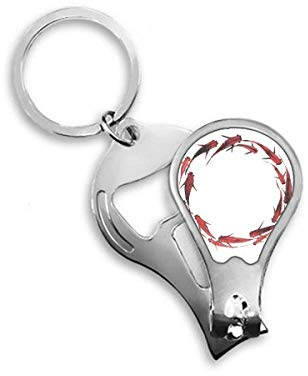 DIYthinker Rojo chino de la carpa de los pescados animales del uña del dedo de las podadoras del cortador