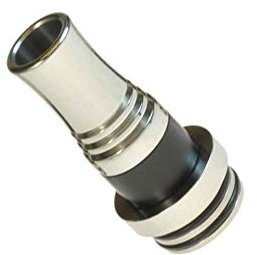 Armerah Anti Spit Back 3 in 1 810 510 Drip Tip eCig Mouthpiece Tall/Medium Steel Single