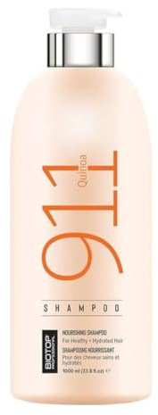 911 Quinoa Shampoo for Dry, Lifeless & Damaged Hair, 34oz - Biotop Professional