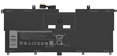 ASUNCELL 7.6V/46WH NNF1C Batteria Del Computer Portatile per Dell XPS 13 9365 Dell XPS 13 9365 2-in-1 2017 XPS 13-9365-D1 805TS NNF1C 0NNF1C HMPFH 0HMPFH NP0V3 P71G P71G001 4 Celle