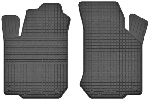 Gummimatten Automatten Gummifussmatten Gummi Fußmatten für Opel Corsa C Bj. 2000-2006 VORNE Fahrer-und Beifahrermatte Uu