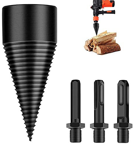Spaccalegna a vite coni, coni per legno, spaccalegna con 3 maniglie, 42 mm