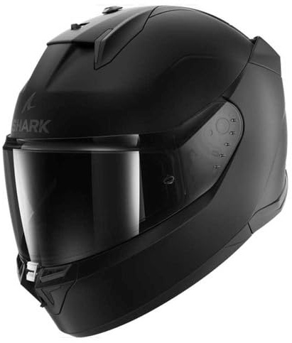 SHARK, Integralhelme motorrad D-SKWAL 3 blackmat KMA, XS | Kratzfestes Visier