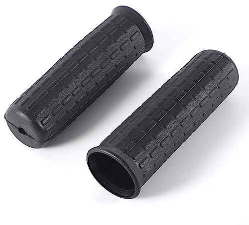1 Paar Gummi-Schubkarren-Griffabdeckung, ID-30 mm Schubkarren-Griffe, Ersatz-Rundrohre, Universal-Griffe – 122 x 30 mm