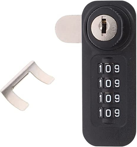 Gepäckschlösser, Codeschloss, Nockenschloss, sichere Dateien, Schubladen, Nockenschloss, mechanisches 4-stelliges Schloss, Ersatz for Home-Office-Shop (Farbe: Stahlschrank) (Color : Steel Cabinet)