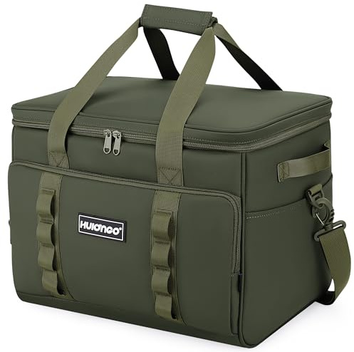 Hulongo Cool Bag Large Insulated Cooler Bag, Waterproof Cool Box | Picnic Thermal Bag, For Camping, Travel, Grocery Shopping & Fishing