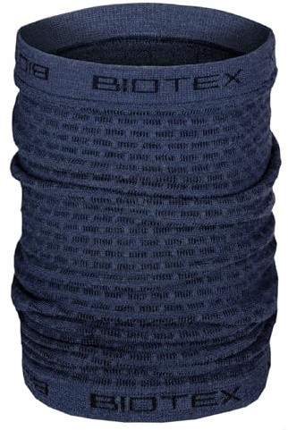 BIOTEX Tubolare Merino Multifunzione Termico in Lana, Ideale per l'Inverno, Scaldacollo per ogni Sport, Intimo Tecnico Sportivo