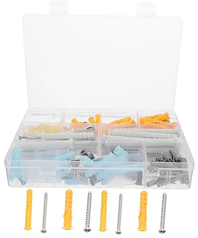 Operitacx Tasselli Per Cartongesso Kit Di Tasselli e Viti Per Cartongesso e Calcestruzzo Per Impieghi Gravosi Pratico Per Ristrutturazione Casa e Progetti Fai Da Te