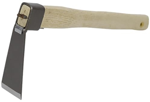 SHINEOFI Houes de Jardin Acier avec Manche Ergonomique Petite Houe Pratique pour Creuser Désherber et Ameublir la Terre Outils de Jardinage Multifonctions pour Amateurs et Professionnels