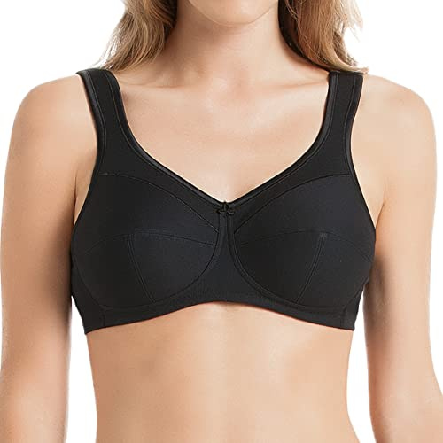 Anita Damen Entlastungs-BH Jana BH, Schwarz (Schwarz 001), 75G EU