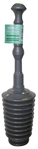 Buffalo Concertina Toilet WC Plunger Sucker Unblocker Blocked Block Drains Loo