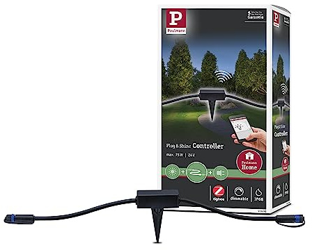 Paulmann 93999 Plug & Shine Zigbee Outdoor luminaires IP68 SmartHome max. 75 watts Control dimmable, Black