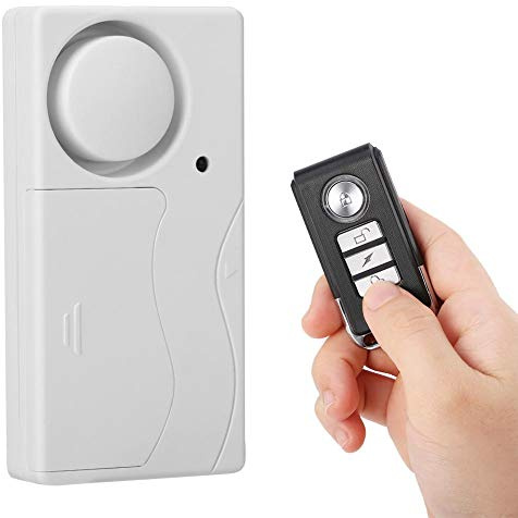 VBESTLIFE Türalarm, Wireless Fenstereingang Magnetischer Alarm Türklingel Sensor Home Security Einbrecher mit 105dB-Sirene und Fernbedienung für Garage