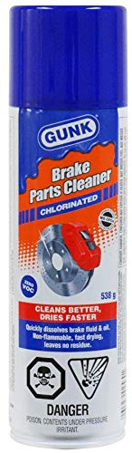 BLUMENTHAL Brands AM720C Gunk Chlorinated Brake Parts Cleaner, 19-Ounces